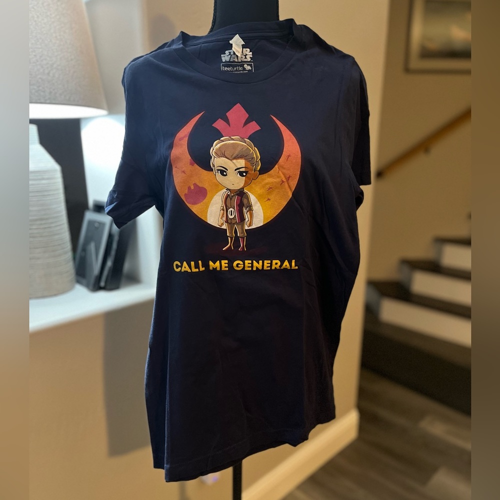 Star Wars T-shirt by Tee turtle size small, dark blue